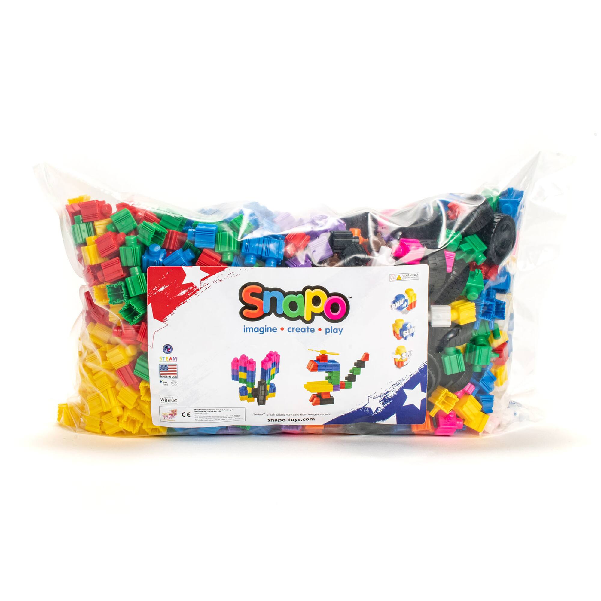 Snapo™ Jr. Building Blocks Mega Builders Kit, 1100pc.